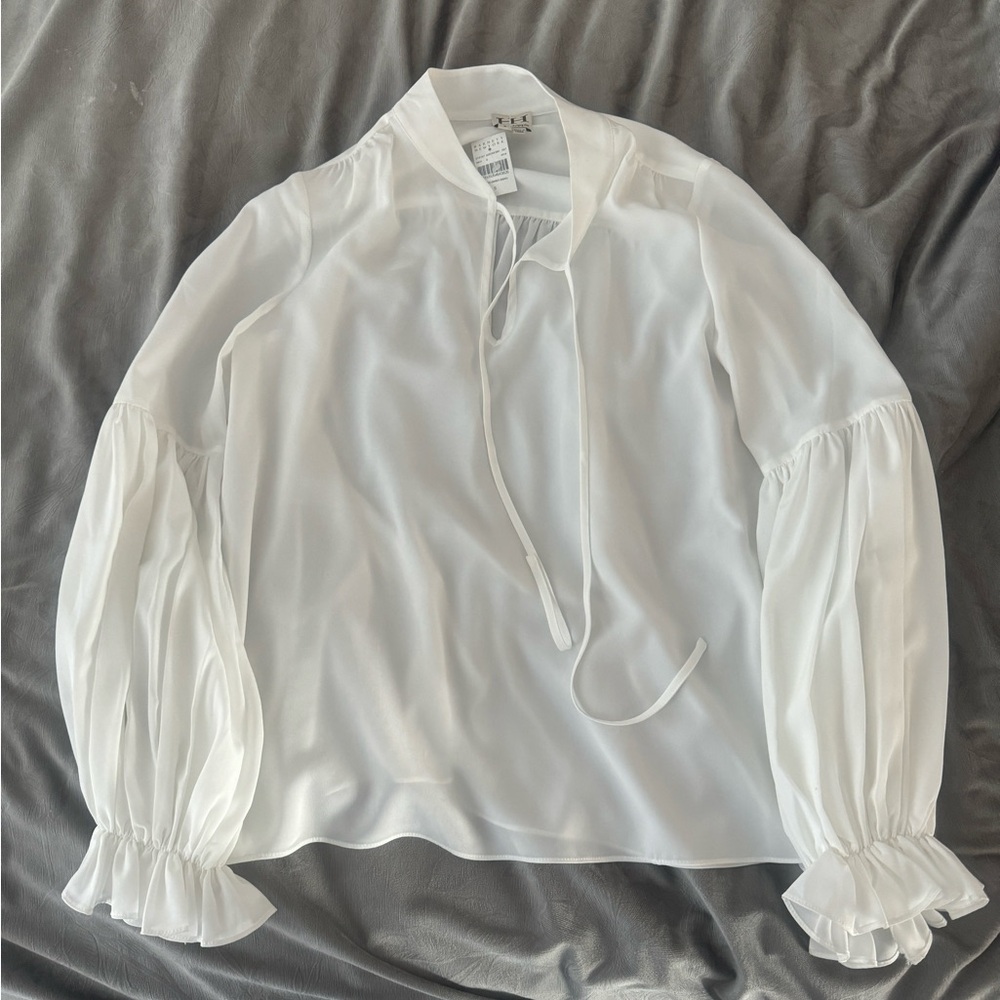 Haute Hippie white blouse S NWT